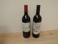 Two bottles of Red Wine, 1994 La Gravette de Certan, Pomerol 12.5% vol, 75cl and 1999 Chateau Des