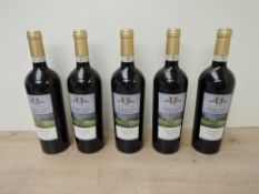 Five bottles of 2020 Conte Ottavio Piccolomini Impressioni Italiane, Travicello Vallagarina Rosso,