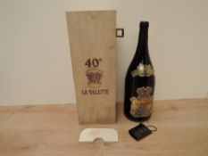 A bottle of La Valette Vin Rouge, Malta, Cabernet Sauvignon 2005, Marsovin Vinery, 40th Anniversary,