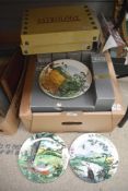 Eight limited edition Wedgwood 'Meadows and Wheatfields' display plates complete with boxes and