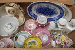 Four limited edition German Ardleigh Elliott musical trinket boxes, a small Wedgwood urn style vase,