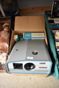 A vintage Gnome lightmaster slide projector.