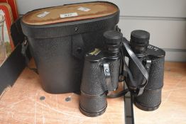 A pair of Horizon Ambassador 10 x 50 binoculars with case.