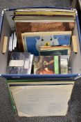 A box of mainly classical cds and vinyl to include The New Hall Jazz Band (from Windermere) and