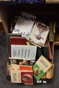 A carton of assorted novels including Charles Dickens-Barnaby Rudge, and Christmas Books, and a