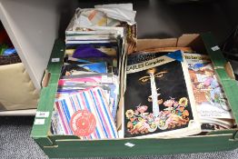 A selection of single records including Sandy Shore, Cliff Richard, Frank Sinatra, sold alongside