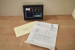 A Warner Bros Superman Returns Film Cell, 14cm x 19cm, with letter provenance