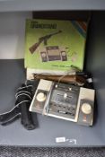 A Adman Grandstand Model 500 Colour Video Game with Guns present, in original box