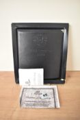 A set of Futera Manchester United Treble Champions Collectors Cards, 14 player cards and one