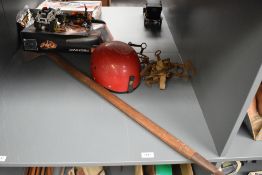 A J Charlet of Chamonix Ice Axe Extra 2 having wooden shaft, length 93cm, approx made 1880 onwards