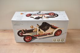 A Mamod Live Steam SA1 Two Seater Roadster, white, black & red, in original box with inner
