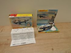 A Dinky die-cast, 724 Sea King Helicopter, instruction paper present, two plastic blades have broke