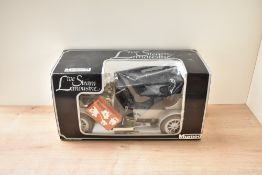 A Mamod SA 1L Live Steam Four Seater Limousine, grey & black, in original box with inner