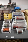Fifteen Oxford mixed scale Die-casts, Haulage 1:76 scale x 10, N Gauge x 2, Construction 1:76