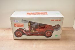 A Mamod Live Steam FE1 Fire Engine, in original box with inner packaging, appears unused