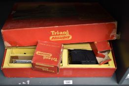 A Triang 00 gauge RO Passenger Train Set comprising, 4-6-2 Loco & Tender, two carriages, track and