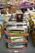 Twenty Two 1:76 scale EFE Die-cast Buses, all boxed, box length 23cm