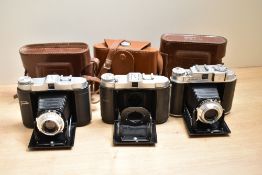 Two Franka Solida I folding cameras and a some Solida I parts