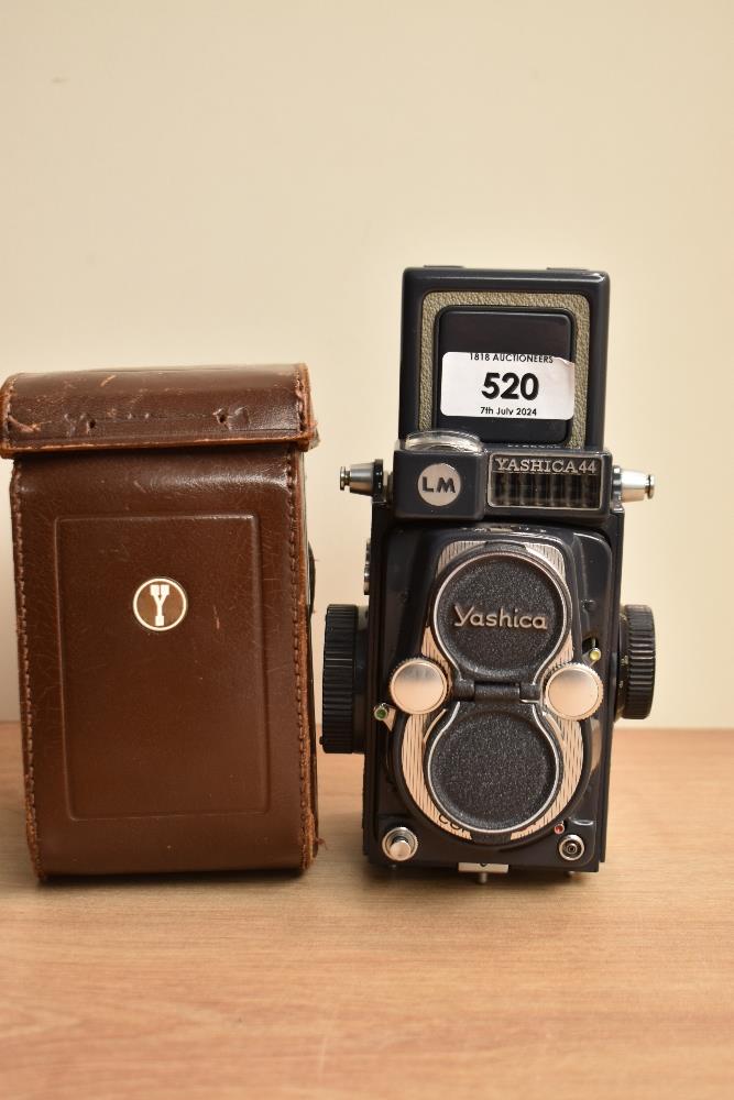 A Yashica 44 reflex camera with Yashicon 1:3,5 60mm lens