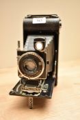 A Kodak 3 Pocket Special folding camera with Carl Zeiss Jena Tessar 1:6,3 13cm lens