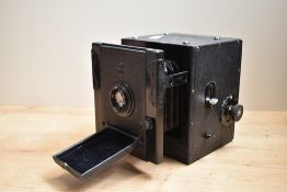 A Thornton Pickard Special Ruby Reflex field camera having Wray, London 6in 5,9 Lustrar lens