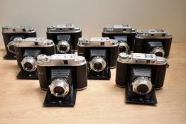 Eight Franka Solida III folding cameras