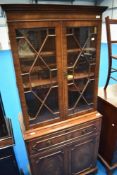 A reproduction Regency bookcase, approx. dimensions W76, H182cm