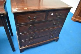 A reproduction Regency chest of two short over three long drawers, dimensions approx. W76 D41 H76cm