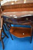 A reproduction Regency style hall table , width approx 72cm