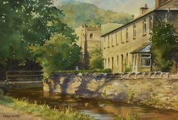 *Local Interest - Edwin M. Bottomley (20th Century, British), watercolour, 'Whitbarrow from