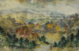 *Local Interest - Attributed to George Cannon (b.1930, British), watercolour, A Cumbrian landscape