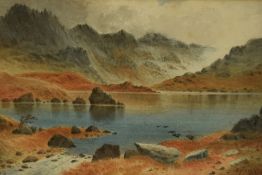 *Local Interest - Sydney Scott (19th/20th Century), watercolour, Easedale Tarn, Lake District,