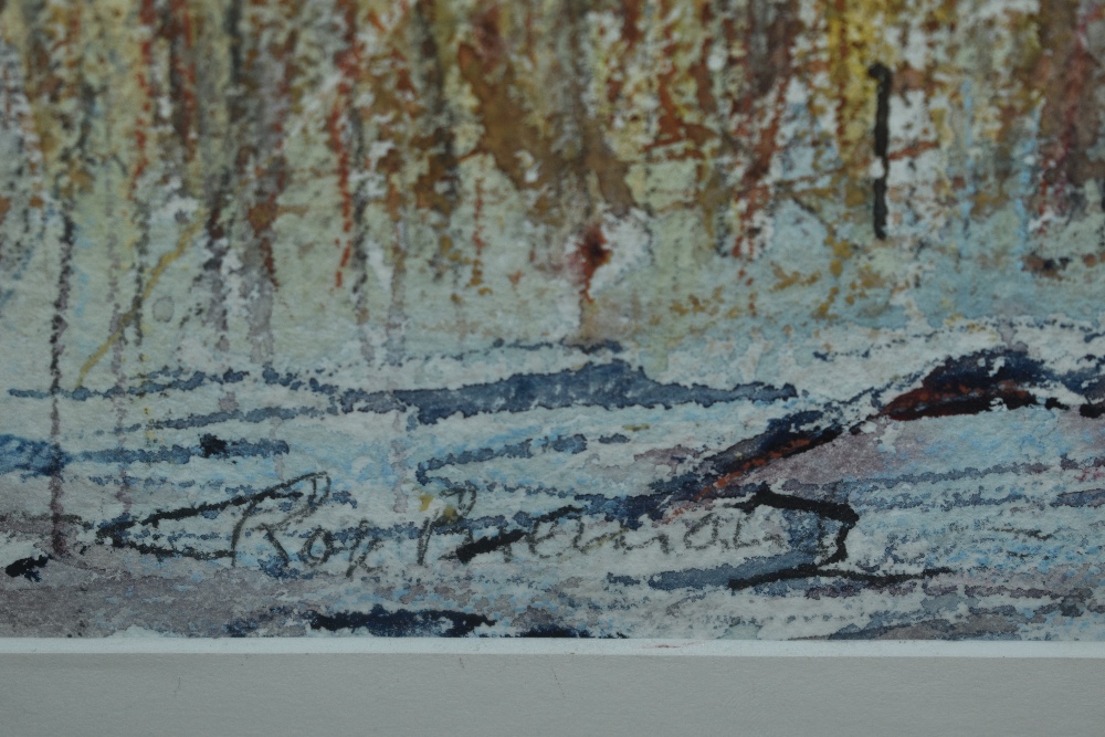 *Local Interest - Rose Brennand (Contemporary, British), watercolours, Two semi-abstract woodland - Image 3 of 6