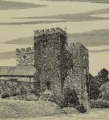 *Local Interest - Alfred Wainwright (1907-1991, British), pen and ink, 'The Pele Tower, Sizergh