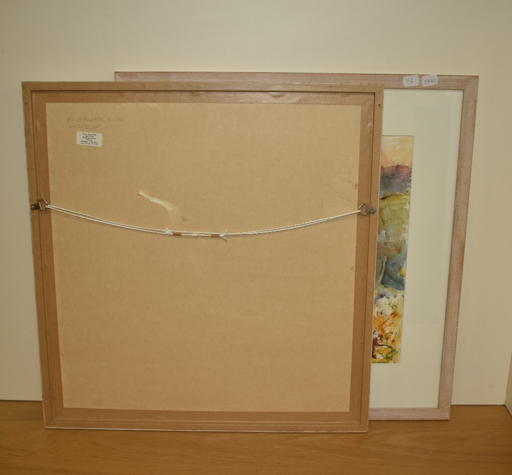 *Local Interest - Rose Brennand (Contemporary, British), watercolours, Two semi-abstract woodland - Image 6 of 6