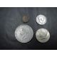 Four GB & US Coins, GB 1816 George III Silver Shilling, 1822 George III Silver Crown, 1843 Queen - Image 2 of 2