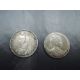A 1889 Queen Victoria Silver Half Crown and a 9 Aug 1902 Edward VII and Alexandra Queen Consort - Image 2 of 2