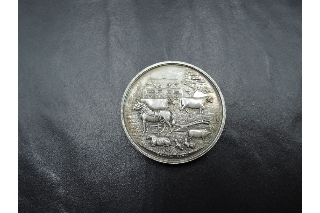 A Victorian Westmorland & Kendal District Agricultural Society Centenary Show medal, depicting - Image 2 of 5