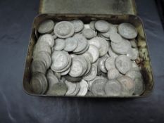 A collection of GB Coins including approx 46oz of post 1920 Silver Threepences, Sixpences,