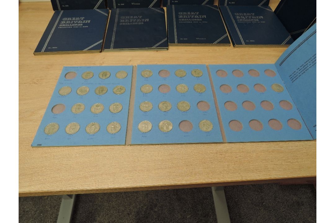 A collection of GB Silver & Cupro Nickel Coins, Three Pence to Half Crown, all in folders, pre 1920, - Image 5 of 14