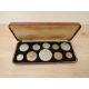 A 1953 Elizabeth II Ten Coin Proof Set, Farthing to Crown, in fitted case - Image 1 of 3