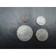 Four GB & US Coins, GB 1816 George III Silver Shilling, 1822 George III Silver Crown, 1843 Queen - Image 1 of 2