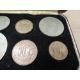 A 1953 Elizabeth II Ten Coin Proof Set, Farthing to Crown, in fitted case - Image 3 of 3