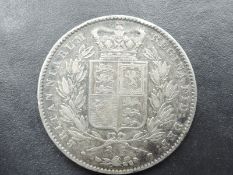 A 1844 Queen Victoria Silver Crown, young head