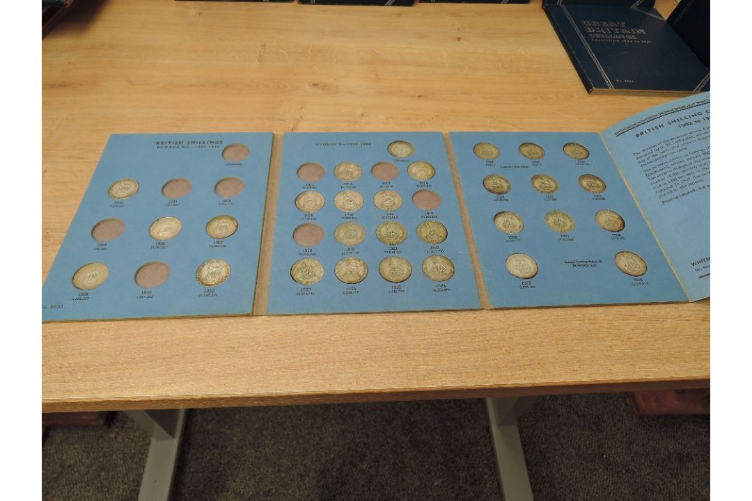 A collection of GB Silver & Cupro Nickel Coins, Three Pence to Half Crown, all in folders, pre 1920, - Image 8 of 14