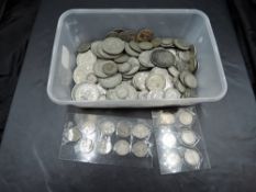 A collection of GB pre 1947 Silver Coins, Threepences to Half Crowns, 29.5oz of Coins
