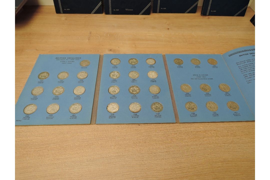 A collection of GB Silver & Cupro Nickel Coins, Three Pence to Half Crown, all in folders, pre 1920, - Image 9 of 14