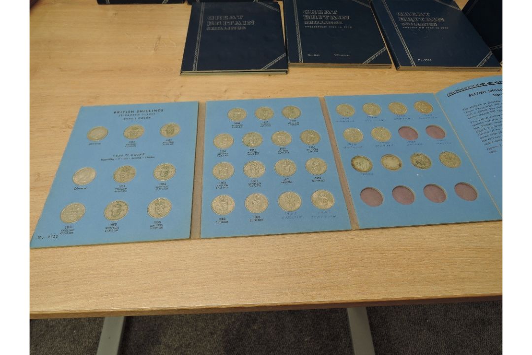 A collection of GB Silver & Cupro Nickel Coins, Three Pence to Half Crown, all in folders, pre 1920, - Image 6 of 14