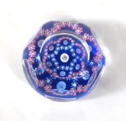 An attractive and Whitefriars glass 1978 Coronation Orb with Garland PL521 paperweight, 6+1 window