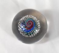 A Whitefriars glass full lead crystal spiral abstract 'Festival of Britain' un-cut dome